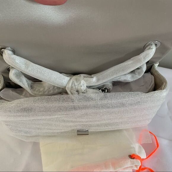 India Hicks Countess Bag - Silver - NWT - Picture 5 of 10